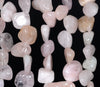 9-11MM Morganite Gemstone Pebble Nugget Chip Loose Beads 7.5 inch (80001841 H-A20)