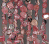 9-10MM Rhodochrosite Gemstone Pebble Nugget Granule Loose Beads 7.5 inch Half Strand (80001842 H-A20)