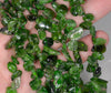 9-10MM Diopside Gemstone Pebble Nugget Chip Loose Beads 7.5 inch (80001843 H-A25)