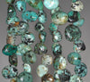 9-11MM African Turquoise Gemstone Pebble Nugget Chip Loose Beads 7.5 inch (80001845 H-A25)