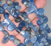 9-11MM Kyanite Gemstone Pebble Nugget Chip Loose Beads 7.5 inch (80001847 H-A25)