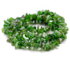 5-6MM Diopside Gemstone Pebble Nugget Chip Loose Beads 7.5 inch (80001853 H-A25)