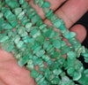 8-9MM Chrysoprase Gemstone Pebble Nugget Chip Loose Beads 7.5 inch (80001861 H-A26)