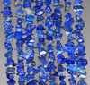 5-6MM Lapis Lazuli Gemstone Pebble Nugget Chip Loose Beads 16 inch (80001862 H-A26)