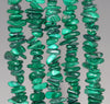 8-9MM Malachite Gemstone Pebble Nugget Chip Loose Beads 7.5 inch (80001866 H-A26)