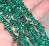 8-9MM Malachite Gemstone Pebble Nugget Chip Loose Beads 7.5 inch (80001866 H-A26)