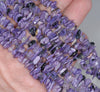 7-8MM Charoite Gemstone Pebble Nugget Chip Loose Beads 7.5 inch (80001868 H-A14)