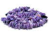 7-8MM Charoite Gemstone Pebble Nugget Chip Loose Beads 7.5 inch (80001868 H-A14)