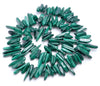 13-18MM Malachite Gemstone Stick Pebble Chip Loose Beads 7.5 inch (80001873 H-A14)