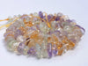 7-8MM Mix Quartz Gemstone Pebble Nugget Chip Loose Beads 15.5 inch (80001874-A14)