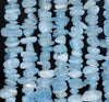 9-10MM Aquamarine Gemstone Rondelle Slice Loose Beads 7.5 inch Half Strand (80001878 H-A23)