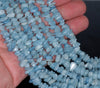 9-10MM Aquamarine Gemstone Rondelle Slice Loose Beads 7.5 inch Half Strand (80001878 H-A23)