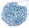 9-10MM Aquamarine Gemstone Rondelle Slice Loose Beads 7.5 inch Half Strand (80001878 H-A23)