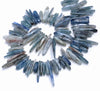 15-21MM Kyanite Gemstone Stick Pebble Chip Loose Beads 7.5 inch (80001884 H-A23)