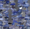 11-14MM Tanzanite Gemstone Stick Pebble Chip Loose Beads 7.5 inch (80001885 H-A23)