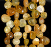 10-12MM Yellow Opal Gemstone Pebble Nugget Granule Loose Beads 15.5 inch Full Strand (80001894-A24)