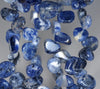 11-13MM Sodalite Gemstone Pebble Nugget Chip Loose Beads 7.5 inch (80001896 H-A29)