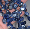 11-13MM Sodalite Gemstone Pebble Nugget Chip Loose Beads 7.5 inch (80001896 H-A29)