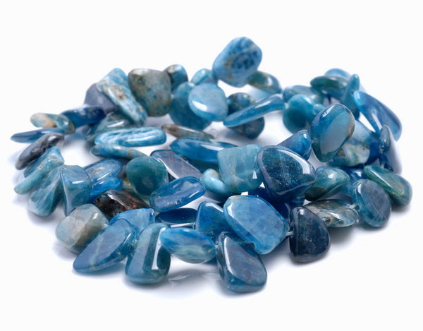 9-10MM Apatite Gemstone Pebble Nugget Chip Loose Beads 15.5 inch (80001900-A29)