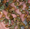 12-14MM Rhyolite Gemstone Pebble Nugget Chip Loose Beads 16 inch (80001903-A29)