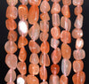 6-7MM Sunstone Gemstone Pebble Nugget Chip Loose Beads 7.5 inch (80001905 H-A29)