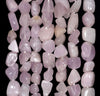 6-7MM Kunzite Gemstone Pebble Nugget Granule Loose Beads 7.5 inch Half Strand (80001906 H-A28)