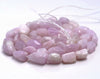 6-7MM Kunzite Gemstone Pebble Nugget Granule Loose Beads 7.5 inch Half Strand (80001906 H-A28)