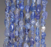 6-7MM Tanzanite Gemstone Pebble Nugget Granule Loose Beads 7.5 inch Half Strand (80001907 H-A28)