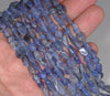 6-7MM Tanzanite Gemstone Pebble Nugget Granule Loose Beads 7.5 inch Half Strand (80001907 H-A28)