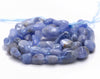 6-7MM Tanzanite Gemstone Pebble Nugget Granule Loose Beads 7.5 inch Half Strand (80001907 H-A28)