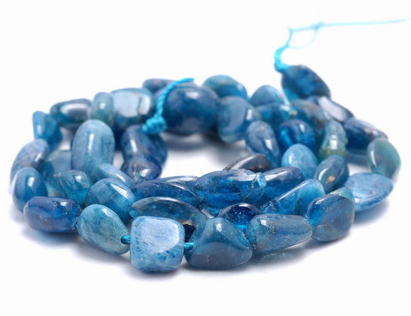 6-7MM Apatite Gemstone Pebble Nugget Granule Loose Beads 16 inch Full Strand (80001909-A28)