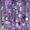 6-7MM Charoite Gemstone Pebble Nugget Granule Loose Beads 7.5 inch Half Strand (80001911 H-A28)