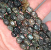 8-9MM Green Kyanite Gemstone Pebble Nugget Granule Loose Beads 7.5 inch Half Strand (80001915 H-A28)