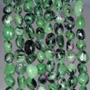 5-6MM Ruby Zoisite Gemstone Pebble Nugget Granule Loose Beads 7.5 inch Half Strand (80001931 H-A33)