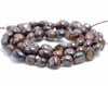 7-8MM Bronzite Gemstone Pebble Nugget Granule Loose Beads 7.5 inch Half Strand (80001935 H-A33)