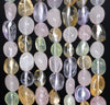 6-7MM Multi Quartz Gemstone Pebble Nugget Granule Loose Beads 7.5 inch Half Strand (80001936 H-A33)