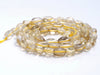 5-6MM Lemon Quartz Gemstone Pebble Nugget Granule Loose Beads 7.5 inch Half Strand (80001938 H-A33)