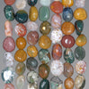 6-7MM Ocean Jasper Gemstone Pebble Nugget Granule Loose Beads 7.5 inch Half Strand (80001940 H-A32)