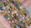 6-7MM Ocean Jasper Gemstone Pebble Nugget Granule Loose Beads 7.5 inch Half Strand (80001940 H-A32)