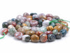 6-7MM Ocean Jasper Gemstone Pebble Nugget Granule Loose Beads 7.5 inch Half Strand (80001940 H-A32)