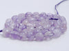 6-7MM Lavender Amethyst Gemstone Pebble Nugget Granule Loose Beads 7.5 inch Half Strand (80001942 H-A32)