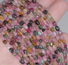 4-5MM Tourmaline Gemstone Pebble Nugget Granule Loose Beads 7.5 inch Half Strand (80001944 H-A32)