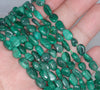 7-8MM Malachite Gemstone Pebble Nugget Granule Loose Beads 7.5 inch Half Strand (80001948 H-A32)