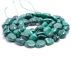 7-8MM Malachite Gemstone Pebble Nugget Granule Loose Beads 7.5 inch Half Strand (80001948 H-A32)