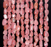 5-6MM Rhodochrosite Gemstone Pebble Nugget Granule Loose Beads 7.5 inch Half Strand (80001951 H-A31)