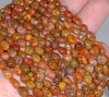 5-6MM Natural Red Agate Gemstone Pebble Nugget Granule Loose Beads 16 inch Full Strand (80001960-A31)