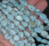 9-10MM Larimar Gemstone Pebble Nugget Granule Loose Beads 7.5 inch Half Strand (80001962 H-A30)