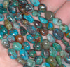 8-9MM Chrysocolla Gemstone Pebble Nugget Granule Loose Beads 7.5 inch Half Strand (80001963 H-A30)