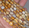 8-10MM Coral Fossil Gemstone Pebble Nugget Granule Loose Beads 7.5 inch Half Strand (80001968 H-A30)