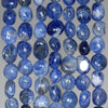 7-8MM Dumortierite Gemstone Pebble Nugget Granule Loose Beads 7.5 inch Half Strand (80001969 H-A30)